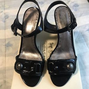 🌺Coach wedge shoes